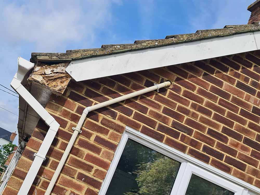 replace rotted timber fascias with upvc fascias 3